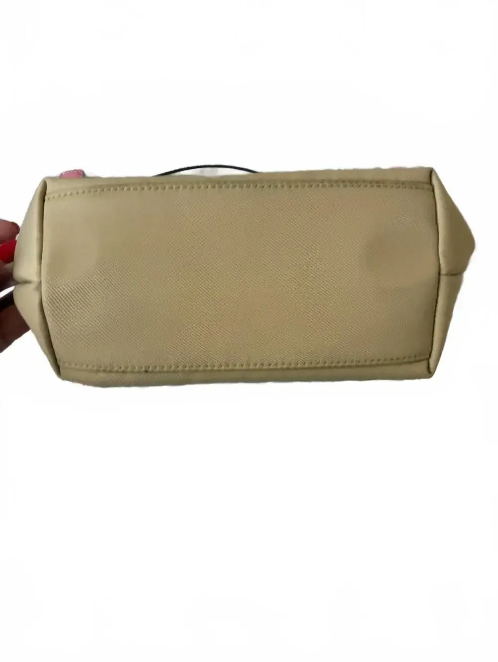 Vintage Coach Hamptons Weekend Mini – Y2K Chic Tan & Pink Satin - Picture 5 of 6